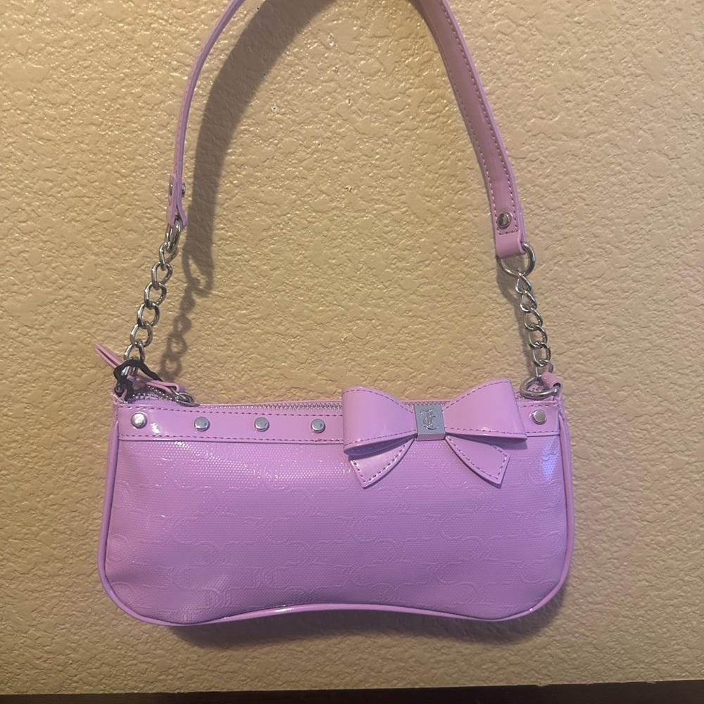 Juicy Couture Light Pink Shoulder Bag with Bow